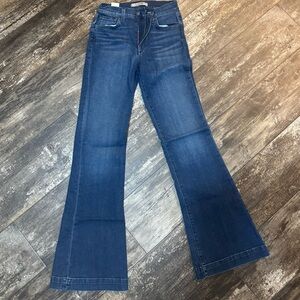 Joe's Jeans Dark Blue Wide Leg Denim
